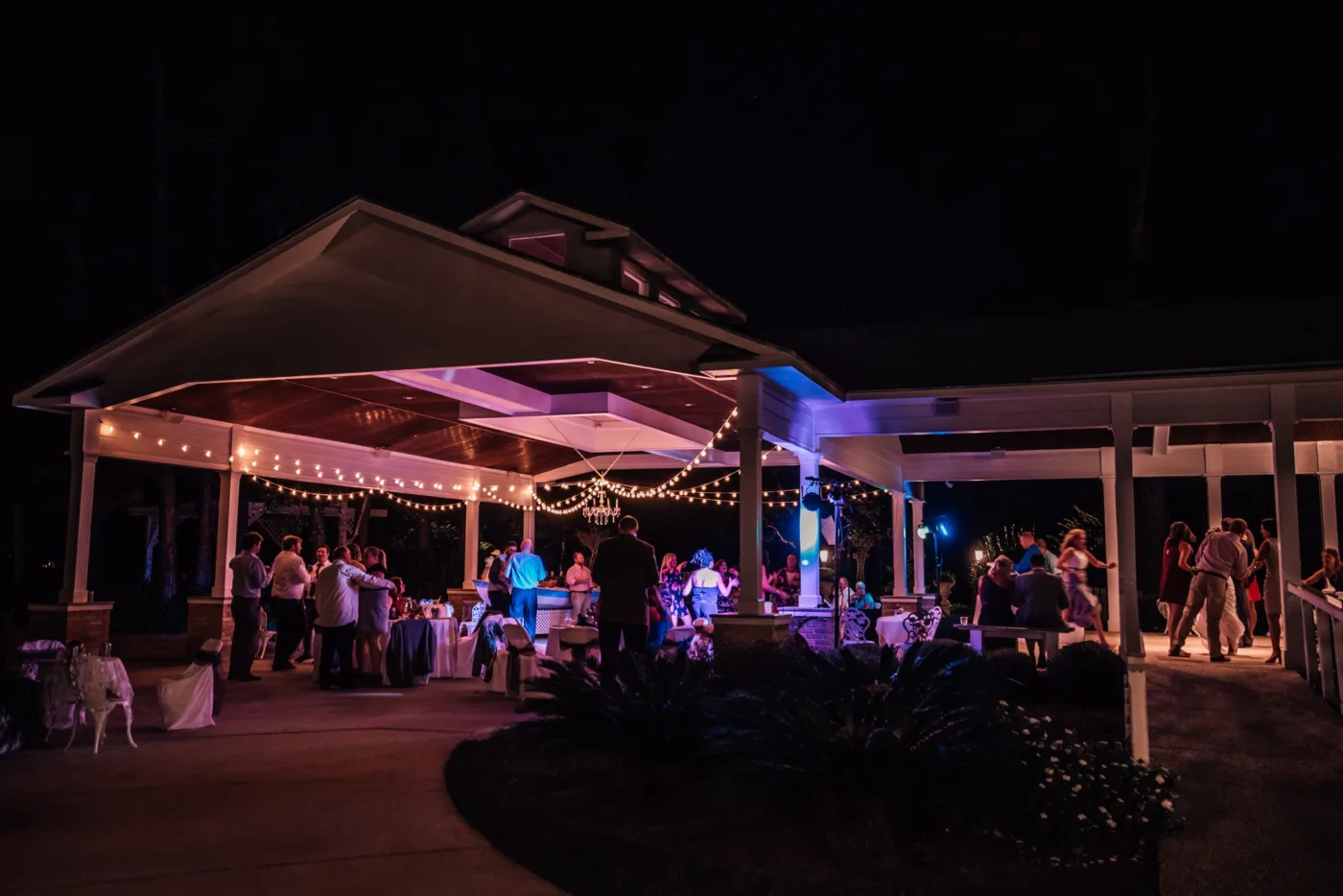 Pavilion during reception