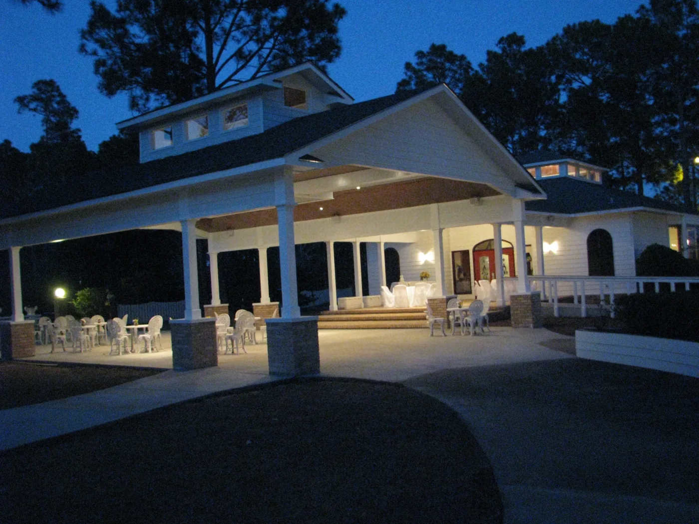 PAVILION AT NIGHT