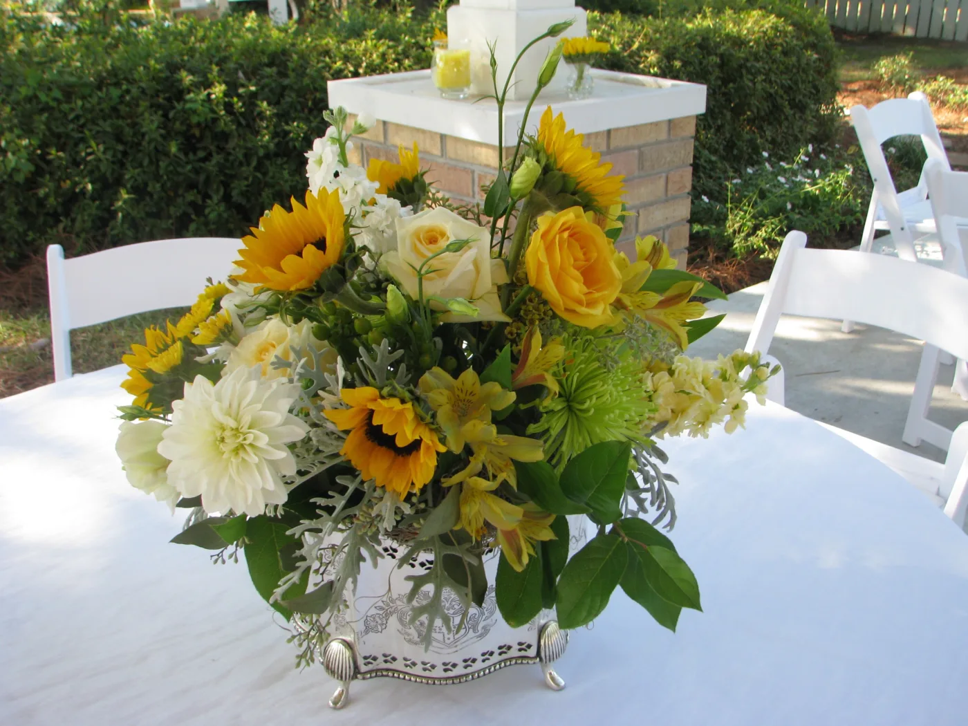 WEDDING RECEPTION TABLE DECORATIONS